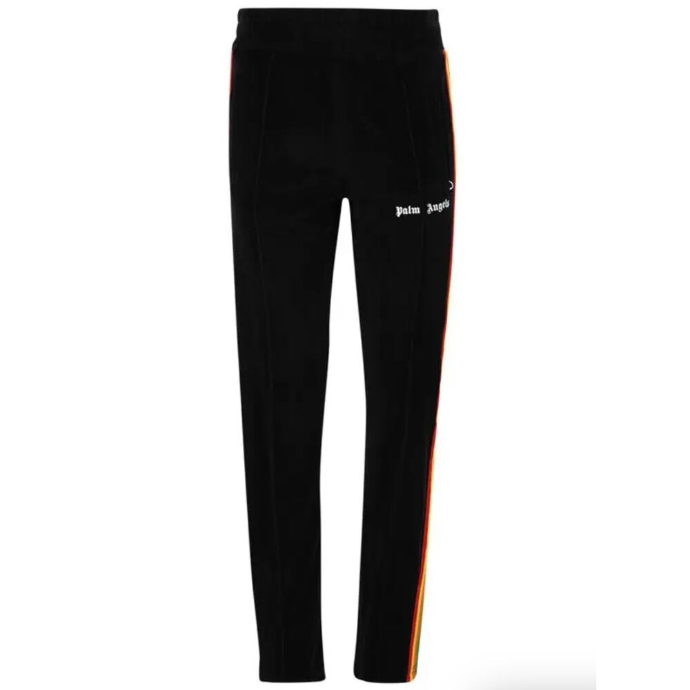 Palm Angels Rainbow Slim Track Pants Black Men’s Size M